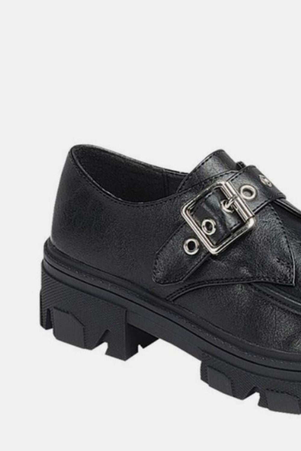 Forever Link Buckled Platform Lug Sole Loafers-Chaelisa's New Jammies