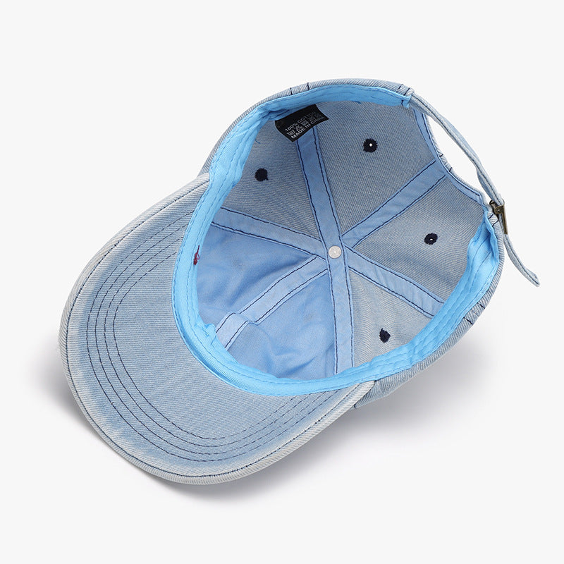 Distressed Cotton Baseball Cap-Chaelisa's New Jammies