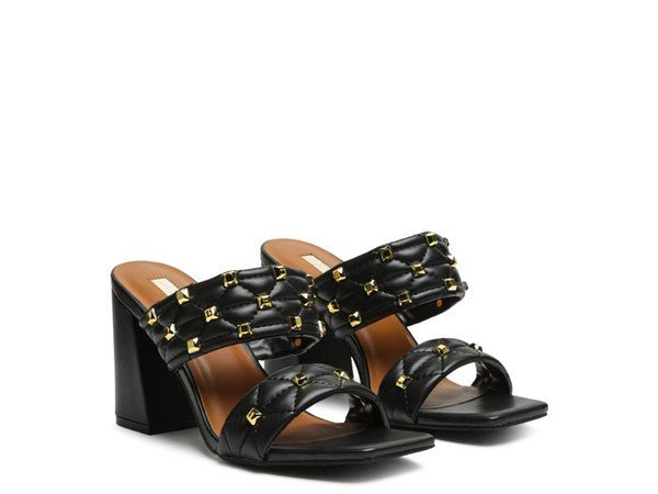 FISCHER BLOCK HEEL SANDALS - Chaelisa's New Jammies