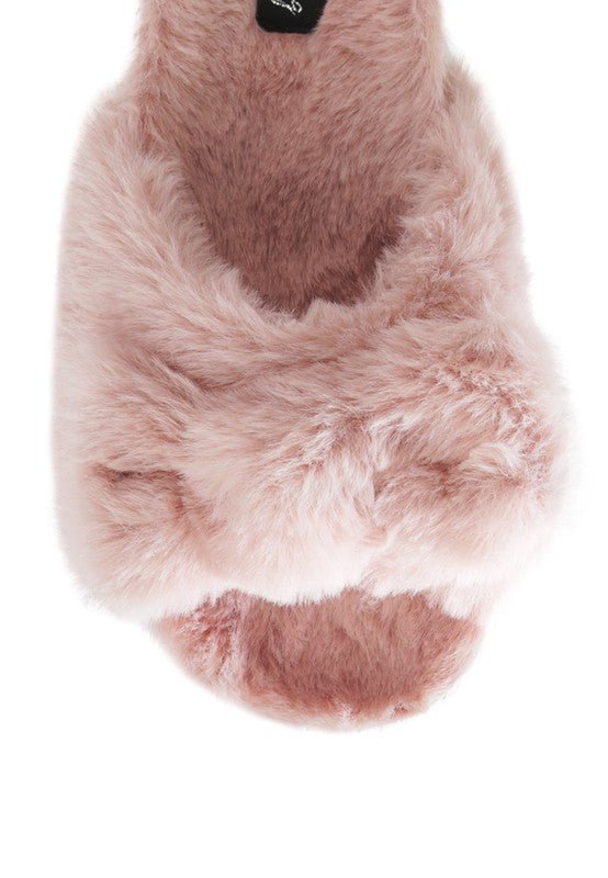 FUZZ BOW FUR FLATS - Chaelisa's New Jammies