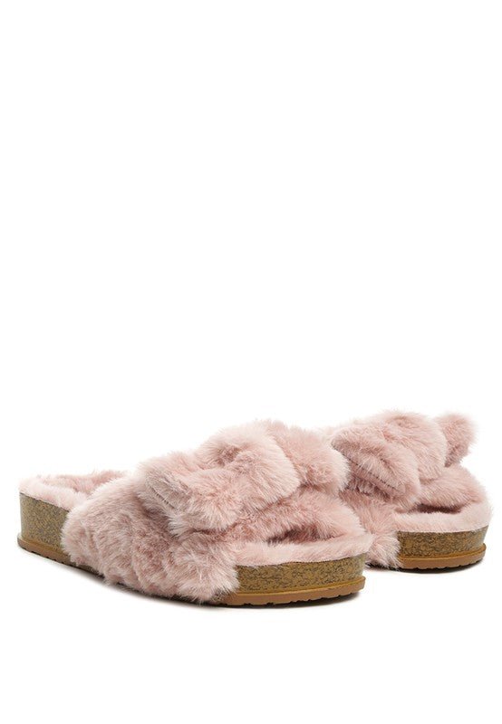 FUZZ BOW FUR FLATS - Chaelisa's New Jammies