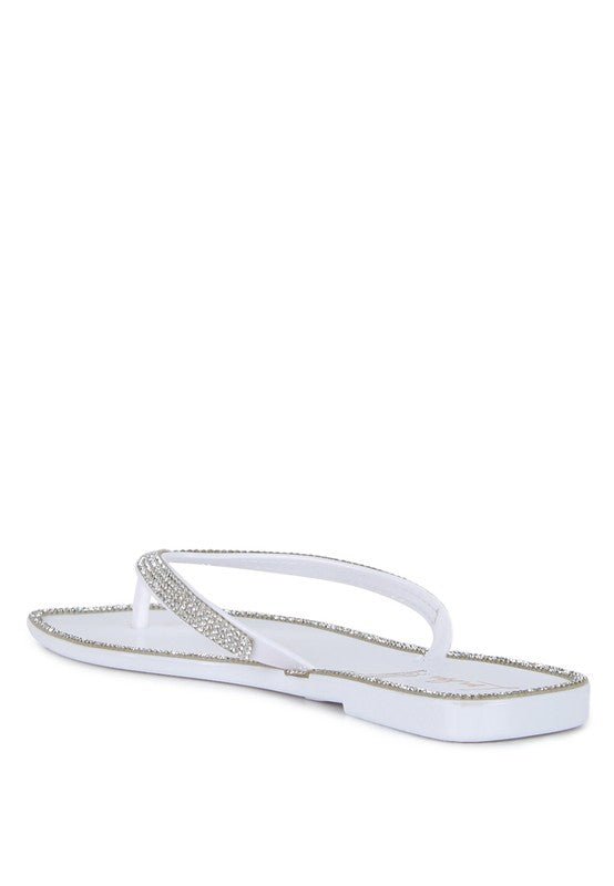 Golightly Diamante Stud Detail Thong Flats - Chaelisa's New Jammies