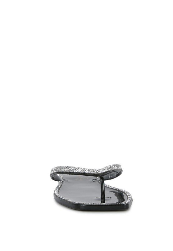 Golightly Diamante Stud Detail Thong Flats - Chaelisa's New Jammies