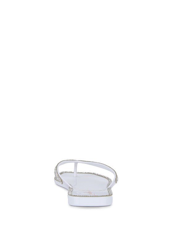 Golightly Diamante Stud Detail Thong Flats - Chaelisa's New Jammies