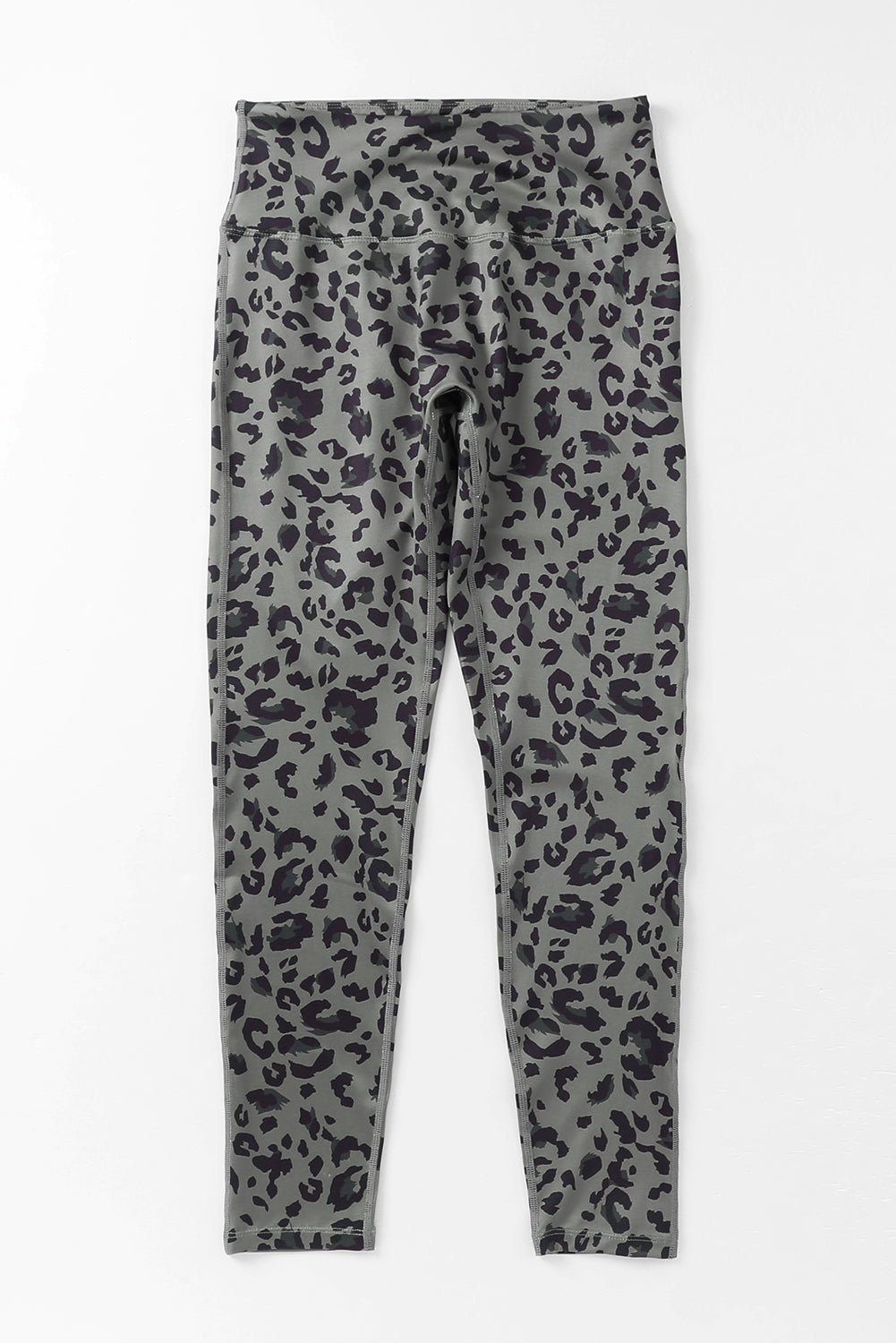 Gray Classic Leopard Print Active Leggings - Chaelisa's New Jammies