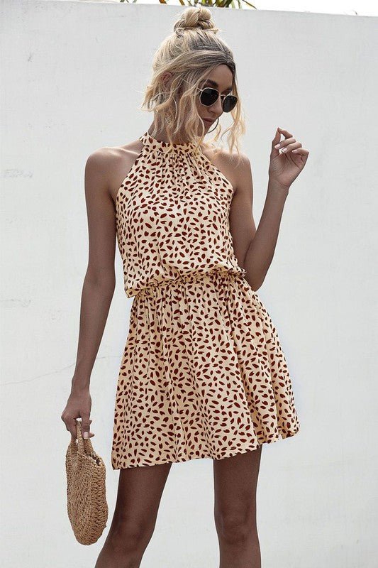 Halter Tie Back Dress - Chaelisa's New Jammies