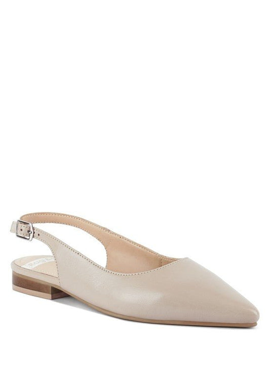 Hocane Real Suede Leather Slingback Sandals - Chaelisa's New Jammies