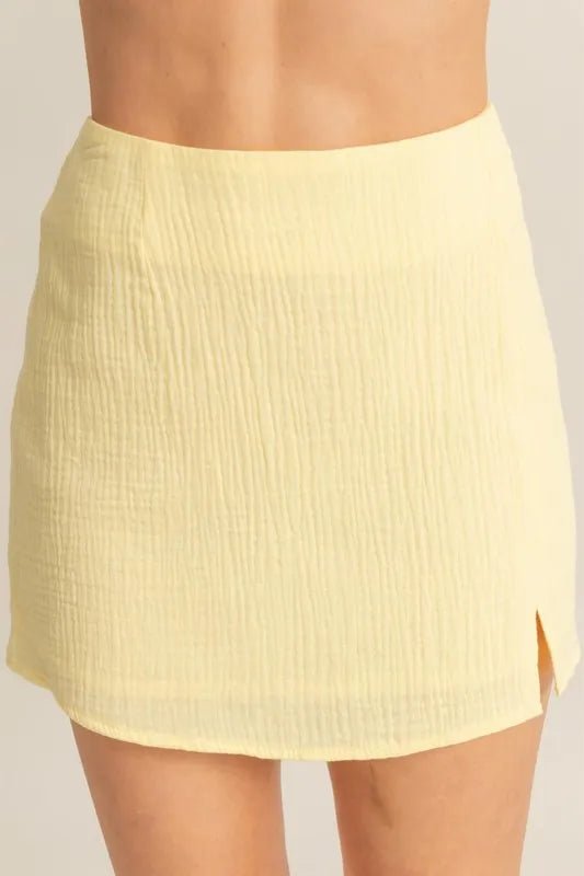 HYFVE Ruched Bra Top and Mini Skirt Set - Chaelisa's New Jammies