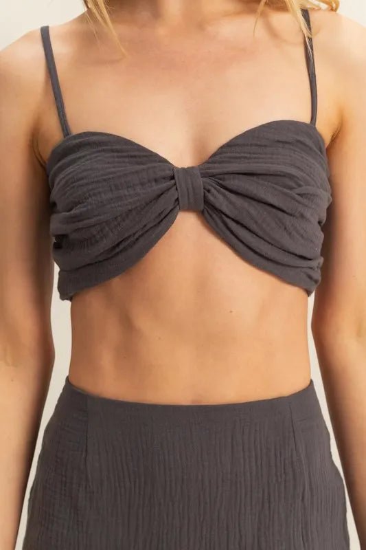 HYFVE Ruched Bra Top and Mini Skirt Set - Chaelisa's New Jammies