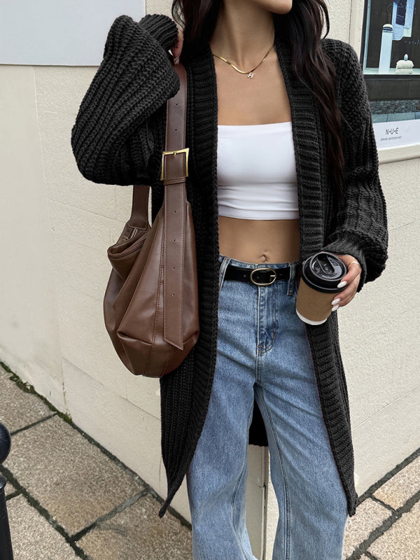 Casual woolen coat sweater