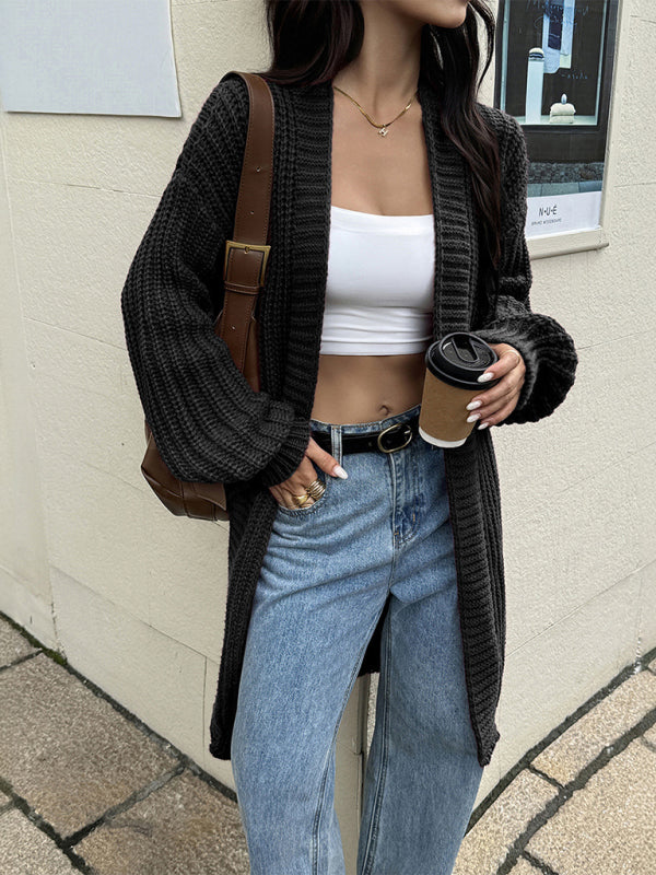 Casual woolen coat sweater