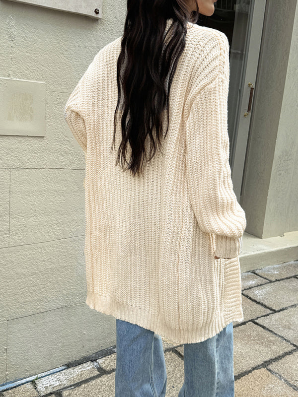 Casual woolen coat sweater