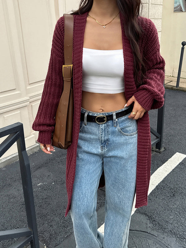 Casual woolen coat sweater