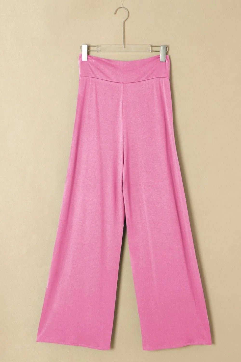 Knotted Waist Split Leg Relaxed Pants - Chaelisa's New Jammies