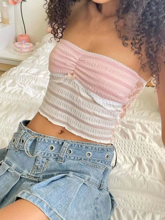 Lace Tube Top - Chaelisa's New Jammies