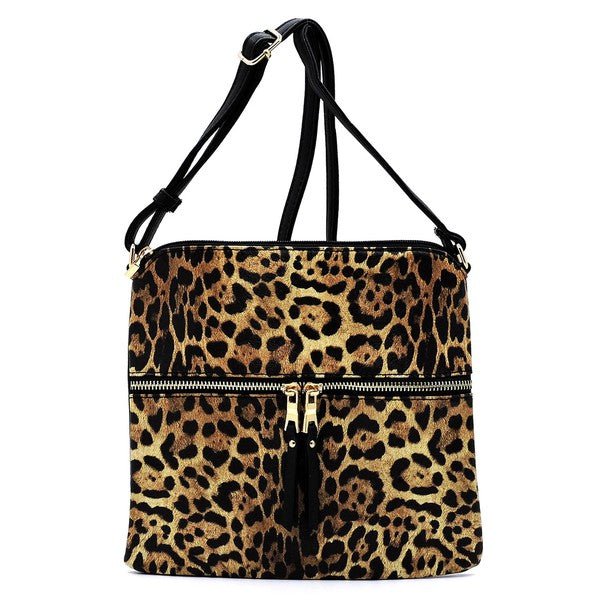 Leopard Zip Crossbody Bag - Chaelisa's New Jammies