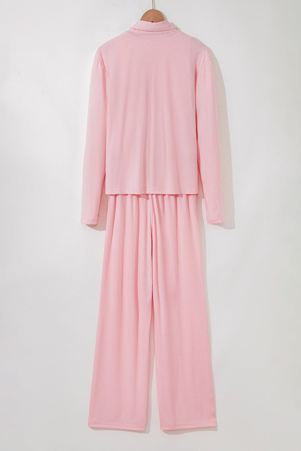 Light Pink 3 - Piece Cozy Knit Lounge Set - Chaelisa's New Jammies