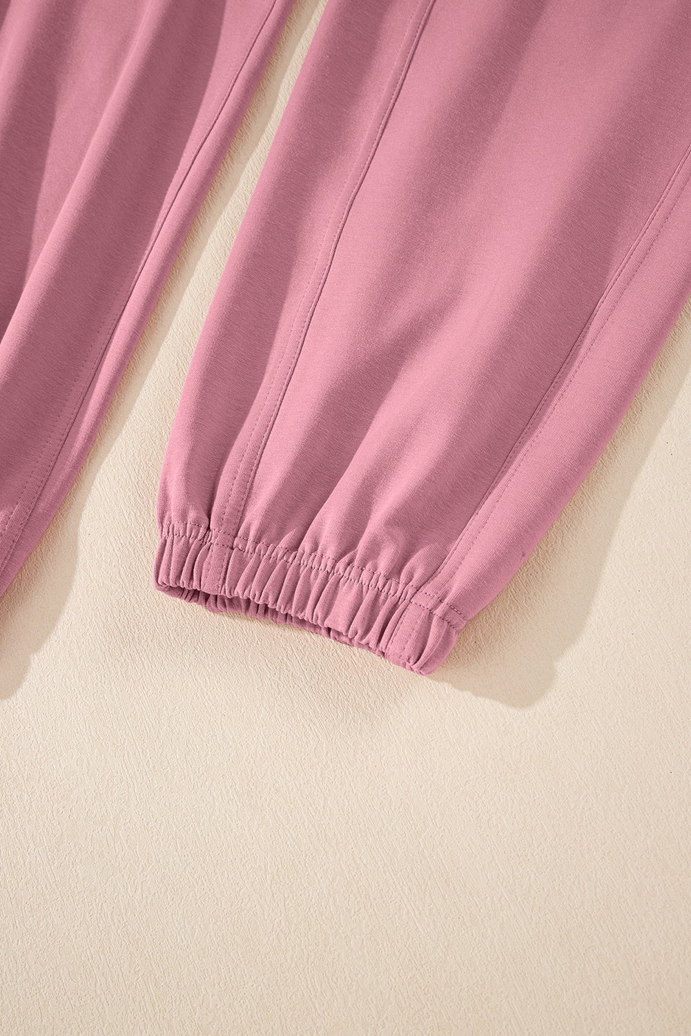 Light Pink Lace - up Elastic Waist Sleeveless Square Neck Jumpsuit - Chaelisa's New Jammies