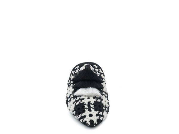 London Rag MARIANA WOVEN FLAT MULES WITH TASSELS - Chaelisa's New Jammies