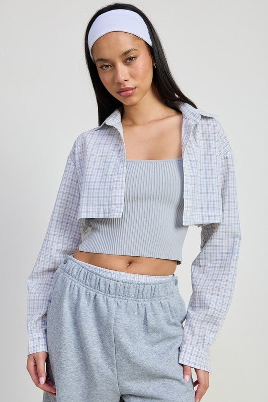 LONG SLEEVE COLLARED BUTTON UP SHIRT - Chaelisa's New Jammies