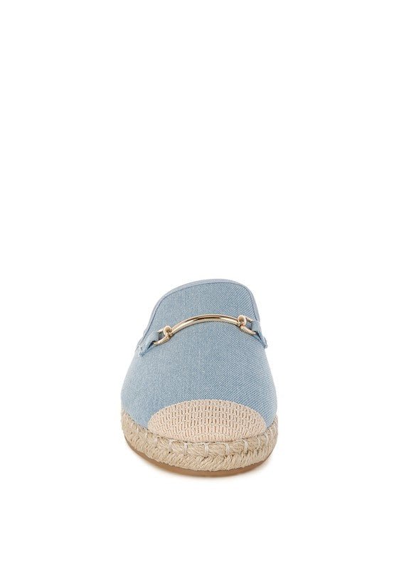 Midori Denim Slip - On Mules - Chaelisa's New Jammies