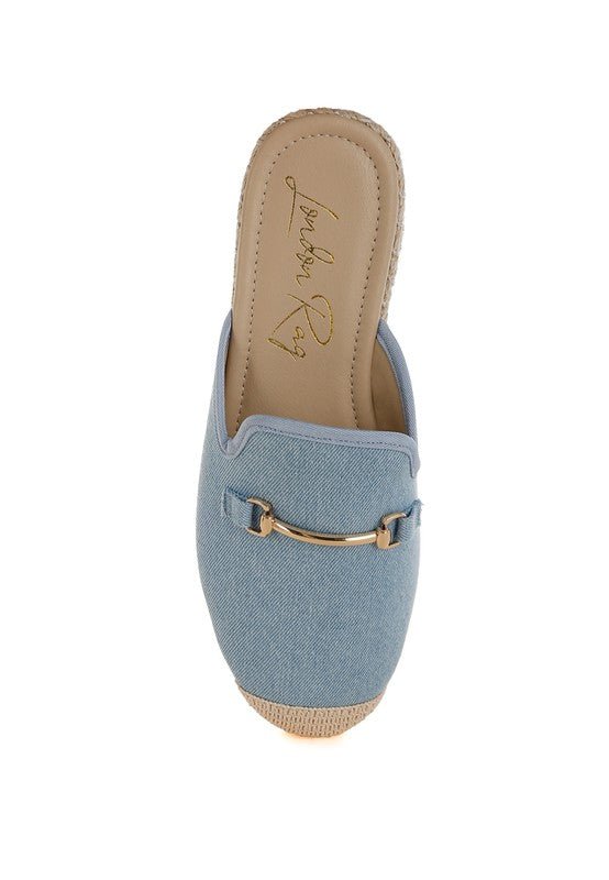 Midori Denim Slip - On Mules - Chaelisa's New Jammies