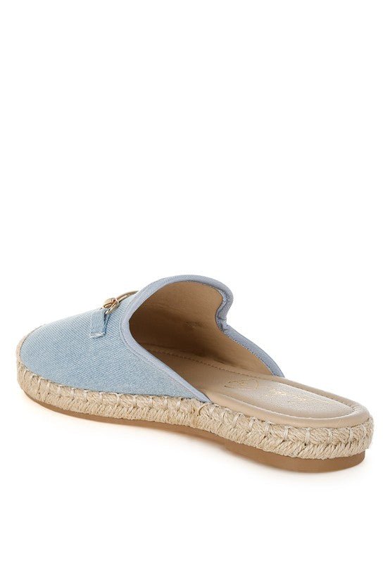 Midori Denim Slip - On Mules - Chaelisa's New Jammies