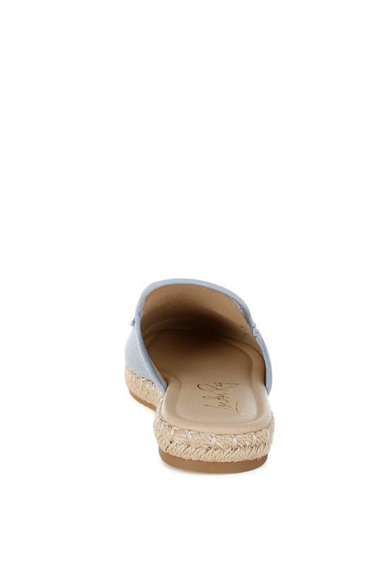 Midori Denim Slip - On Mules - Chaelisa's New Jammies