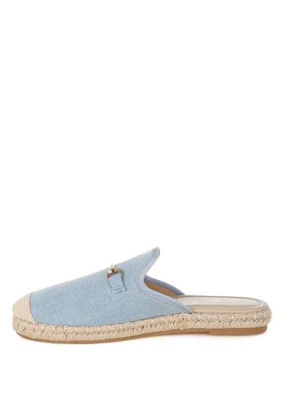 Midori Denim Slip - On Mules - Chaelisa's New Jammies