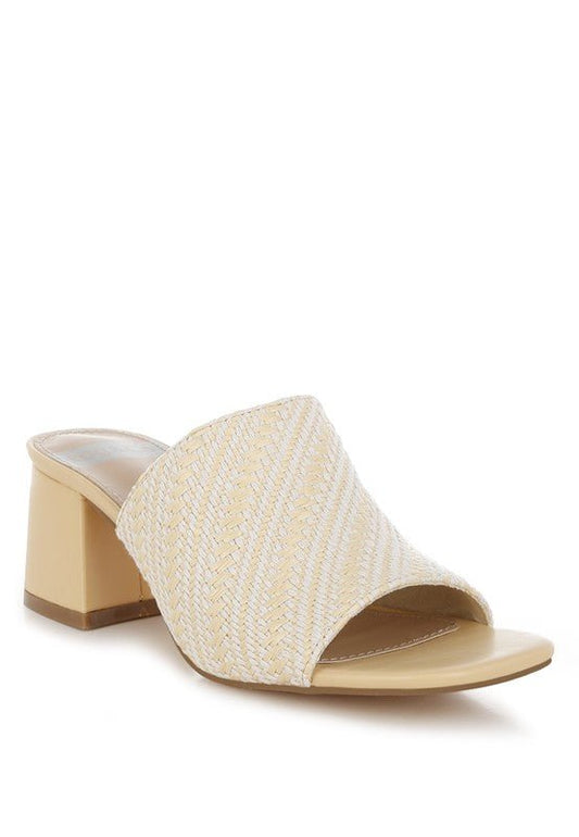 Morgana Woven Raffia Slip Ons - Chaelisa's New Jammies