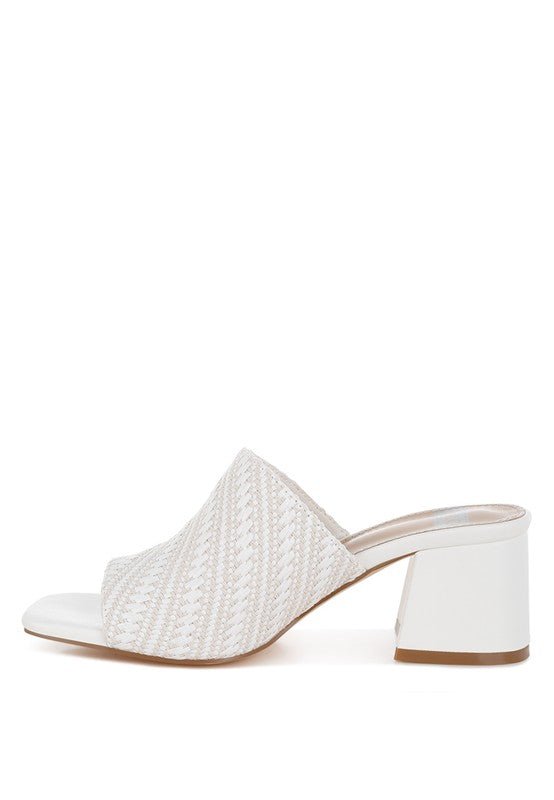 Morgana Woven Raffia Slip Ons - Chaelisa's New Jammies