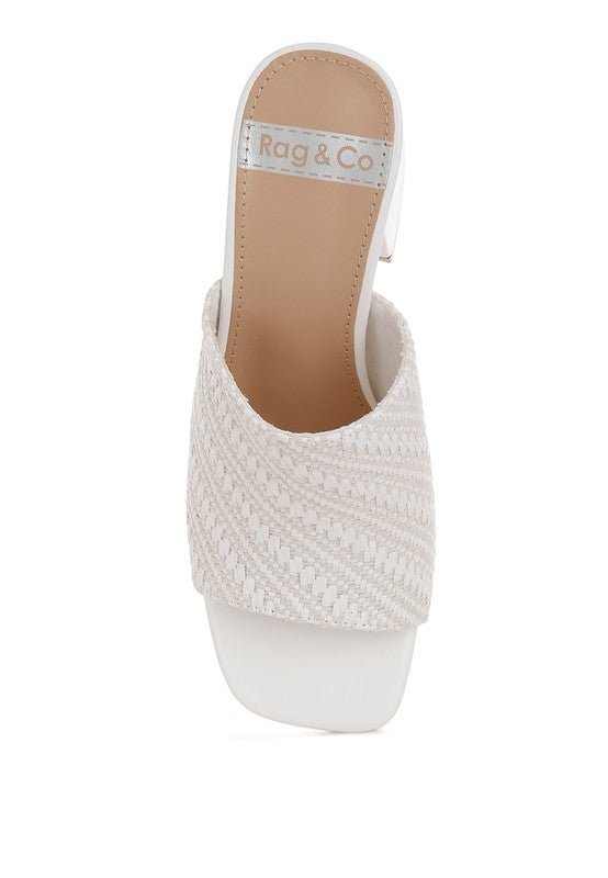 Morgana Woven Raffia Slip Ons - Chaelisa's New Jammies
