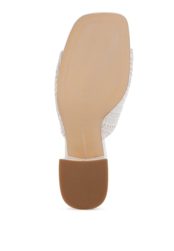 Morgana Woven Raffia Slip Ons - Chaelisa's New Jammies