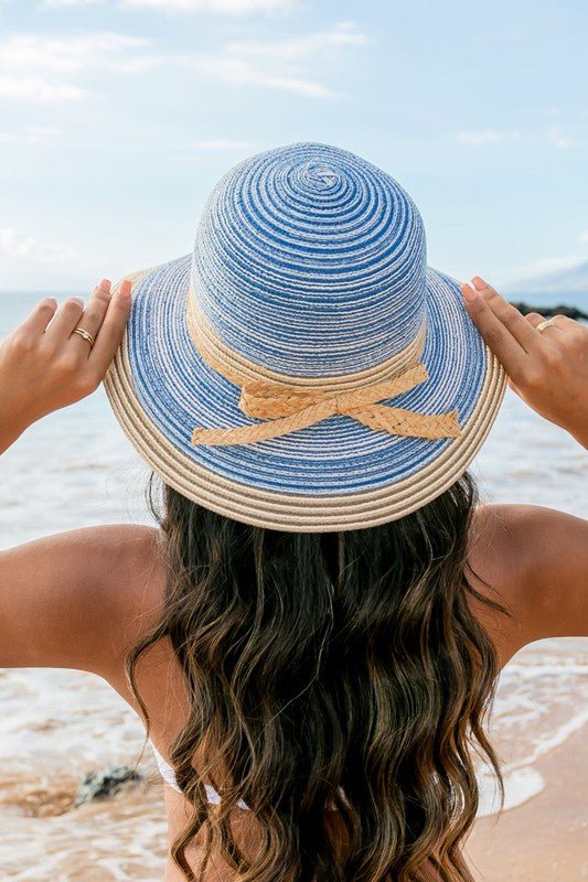 Multi - Stripe Bow Accent Bucket Sunhat - Chaelisa's New Jammies