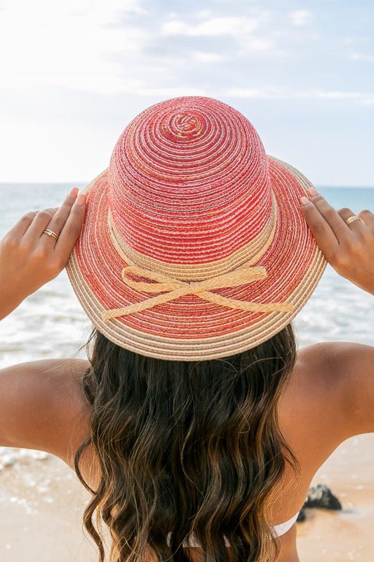Multi - Stripe Bow Accent Bucket Sunhat - Chaelisa's New Jammies