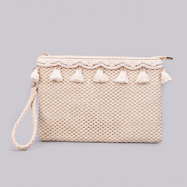 Naya Crochet Tassel Clutch - Chaelisa's New Jammies