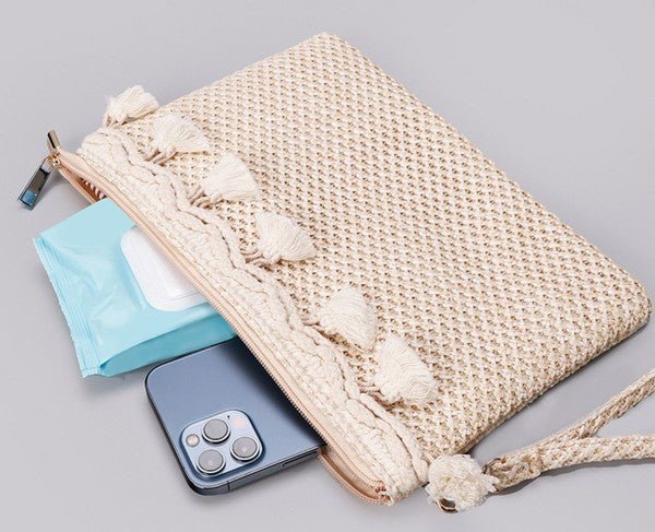 Naya Crochet Tassel Clutch - Chaelisa's New Jammies