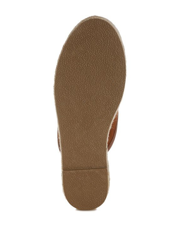 Nazaya Horsebit Detail Espadrilles Mules - Chaelisa's New Jammies