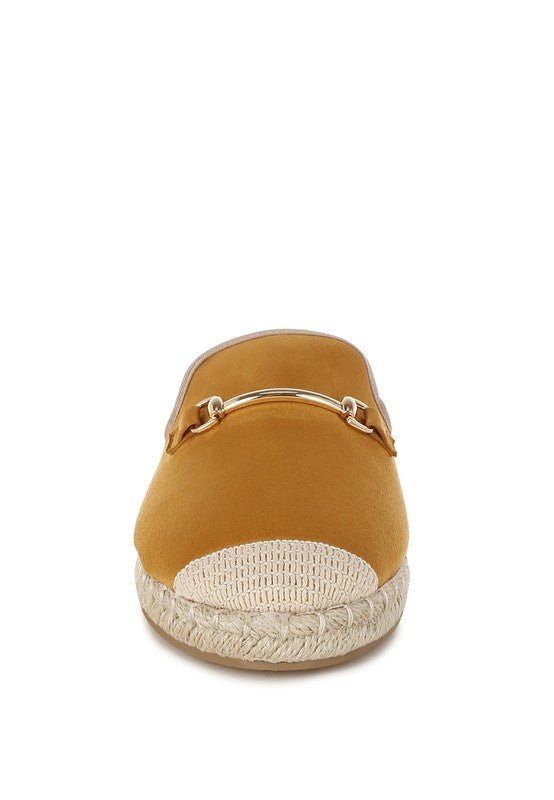 Nazaya Horsebit Detail Espadrilles Mules - Chaelisa's New Jammies