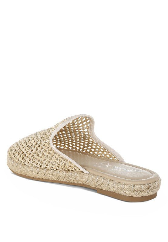 Nongai Raffia Espadrilles Mules - Chaelisa's New Jammies