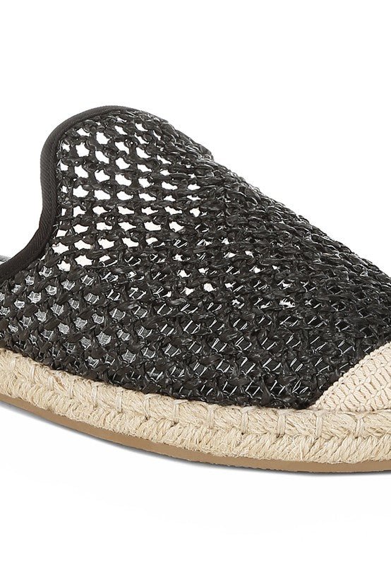 Nongai Raffia Espadrilles Mules - Chaelisa's New Jammies