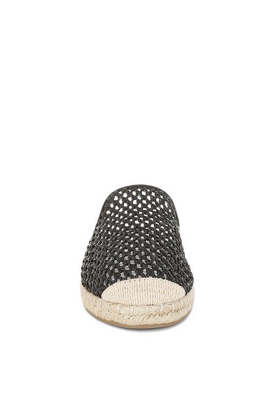 Nongai Raffia Espadrilles Mules - Chaelisa's New Jammies