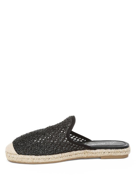 Nongai Raffia Espadrilles Mules - Chaelisa's New Jammies