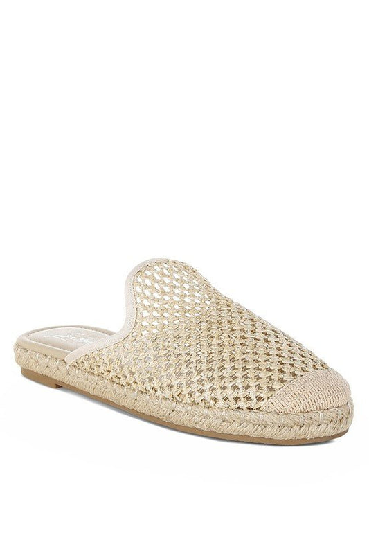 Nongai Raffia Espadrilles Mules - Chaelisa's New Jammies