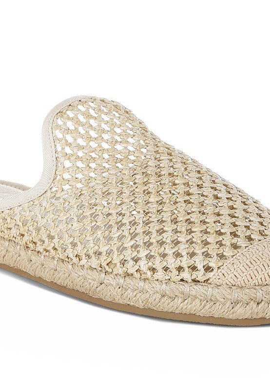 Nongai Raffia Espadrilles Mules - Chaelisa's New Jammies
