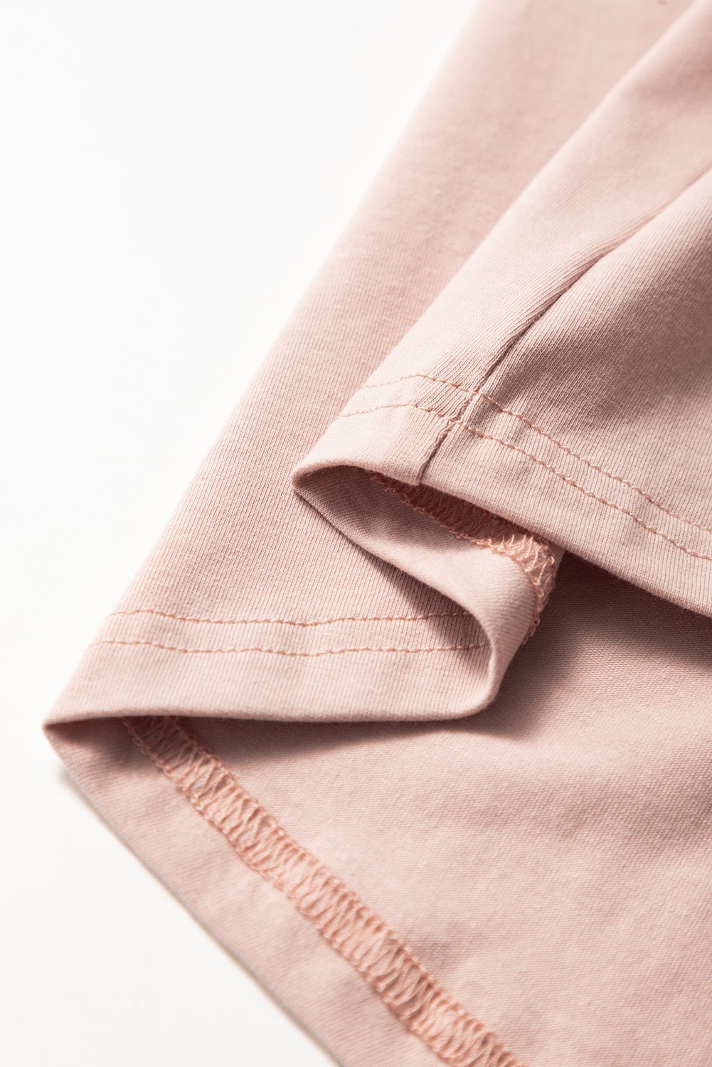 Oatmeal Frilled Trim Crew Neck Loose Fit Mini Dress - Chaelisa's New Jammies