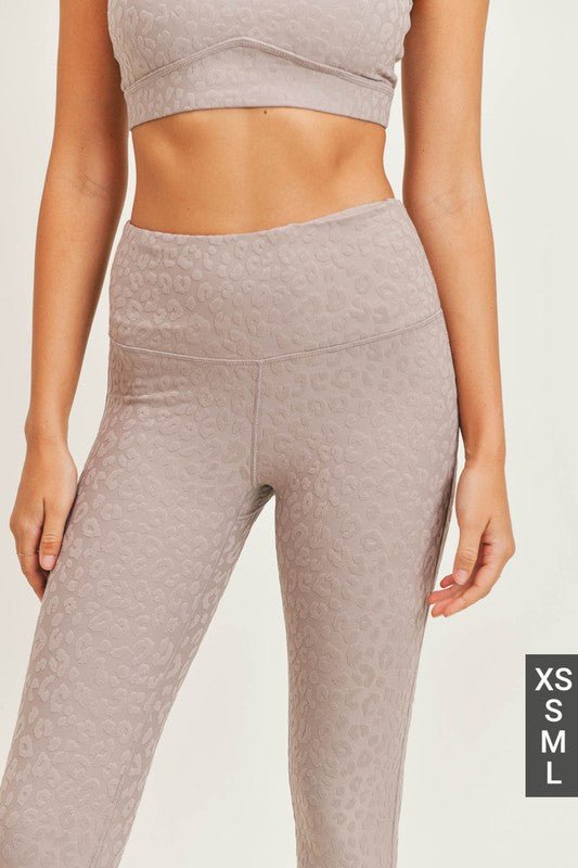 Petit Leopard Jacquard Leggings - Chaelisa's New Jammies