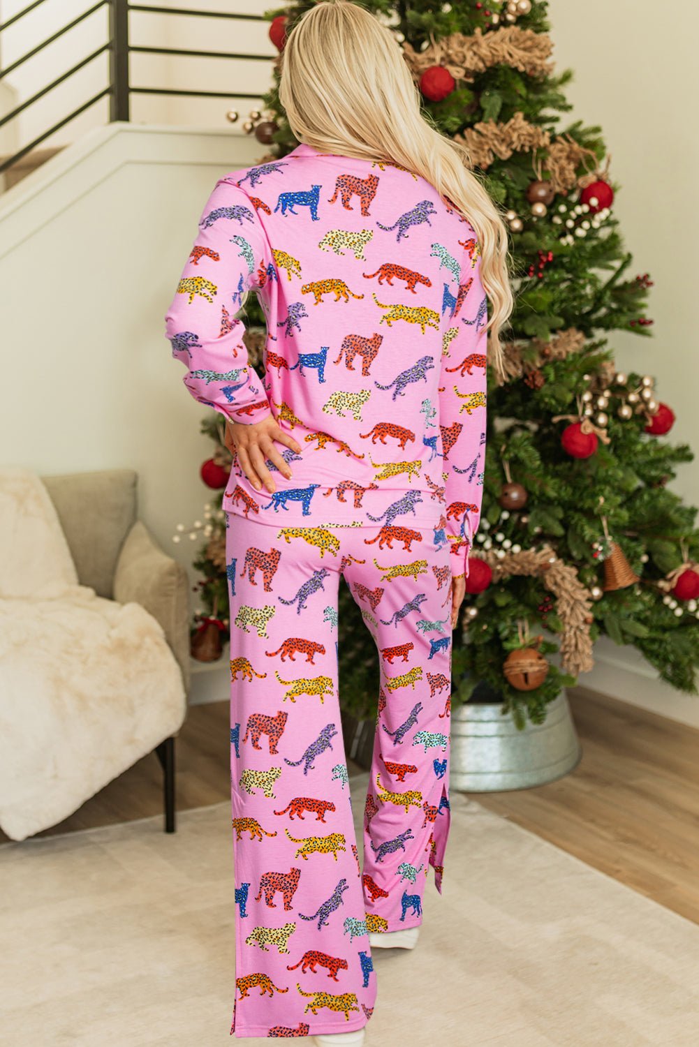 Pink Cheetah Print Shirt and Pants Pajama Set - Chaelisa's New Jammies