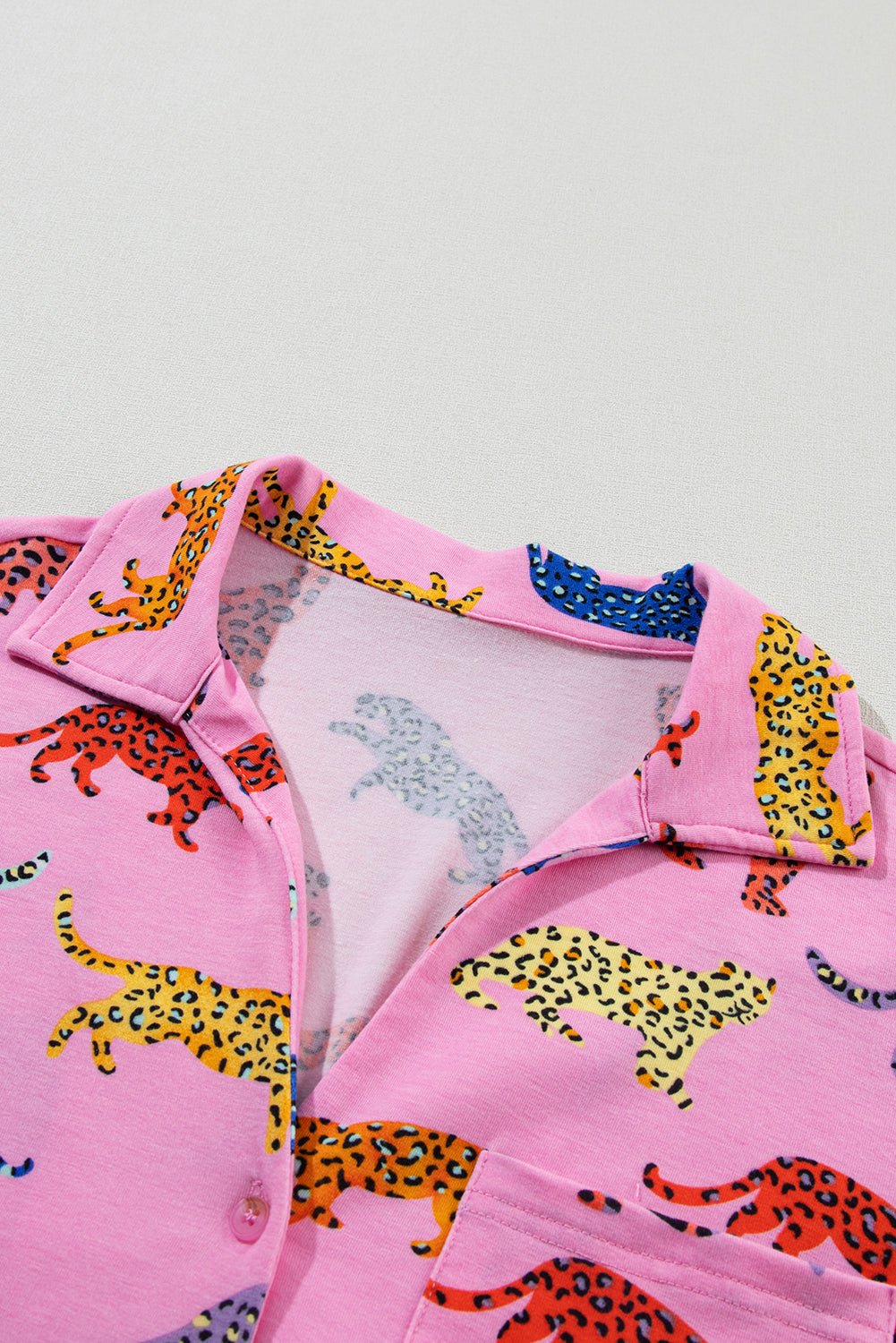 Pink Cheetah Print Shirt and Pants Pajama Set - Chaelisa's New Jammies