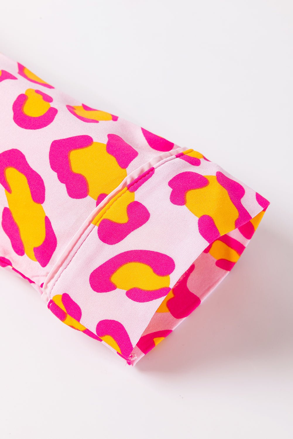 Pink Leopard Print Long Sleeve Shirt and Shorts Pajama Set - Chaelisa's New Jammies
